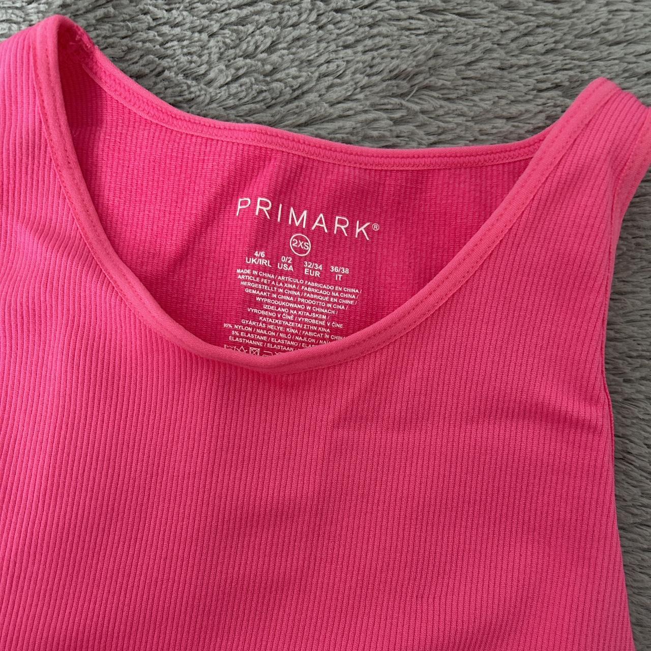 Pink seamless primark top