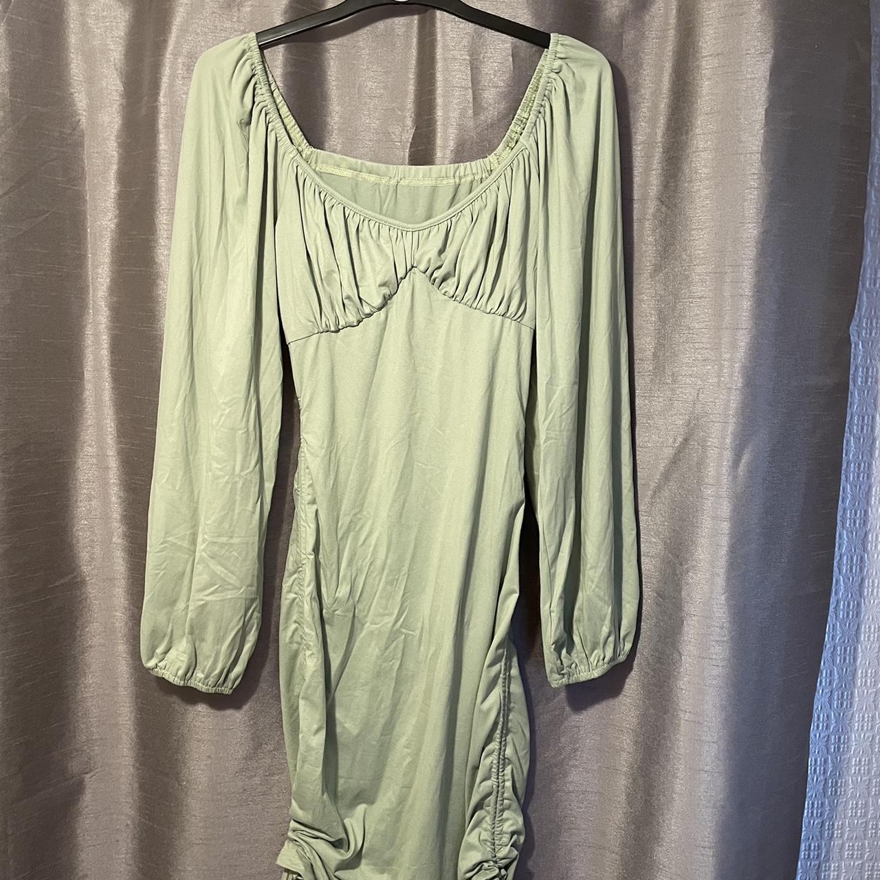 SHEIN Women's Green Dress | Depop