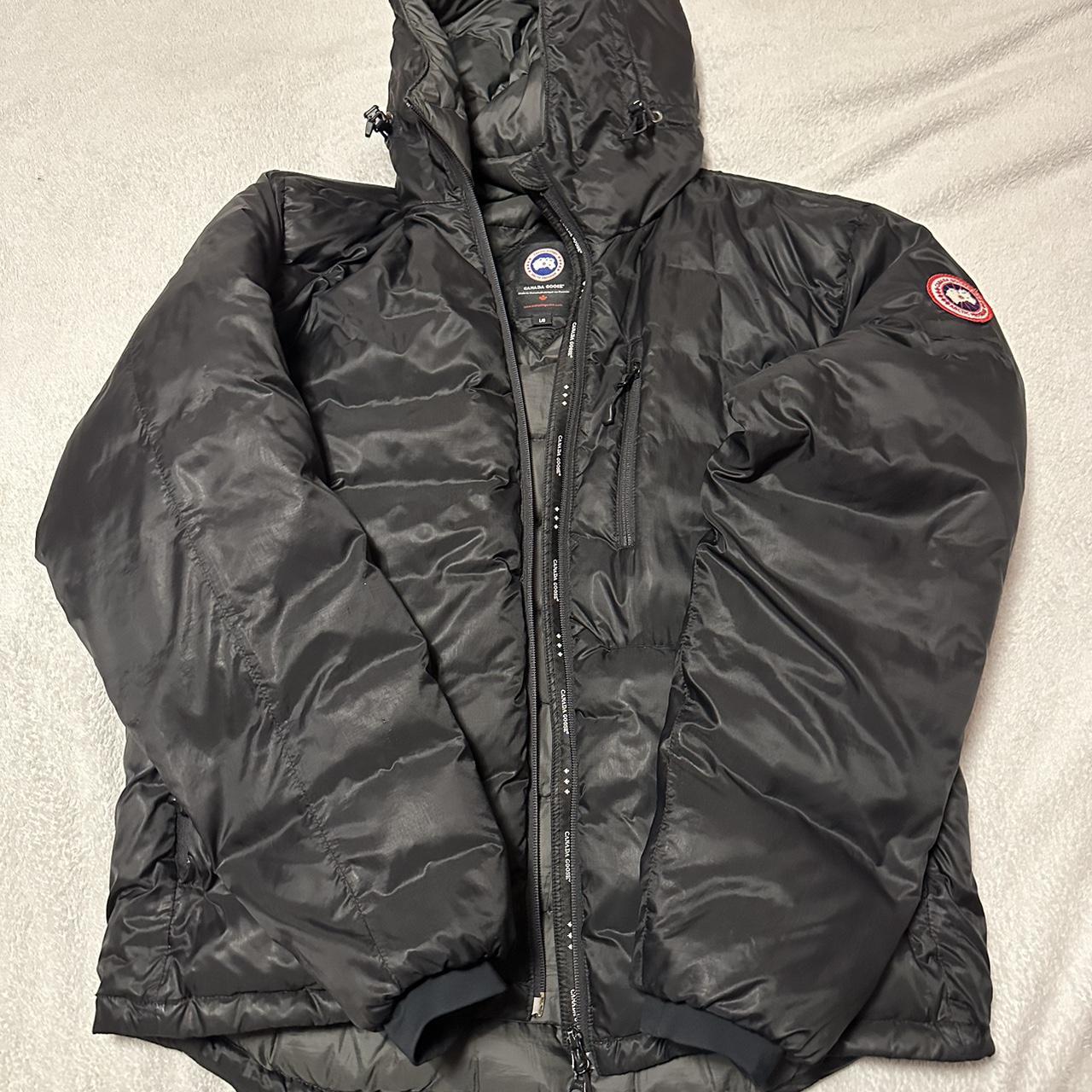 Canada Goose Lodge Hooded Down Jacket Size L RRP... - Depop
