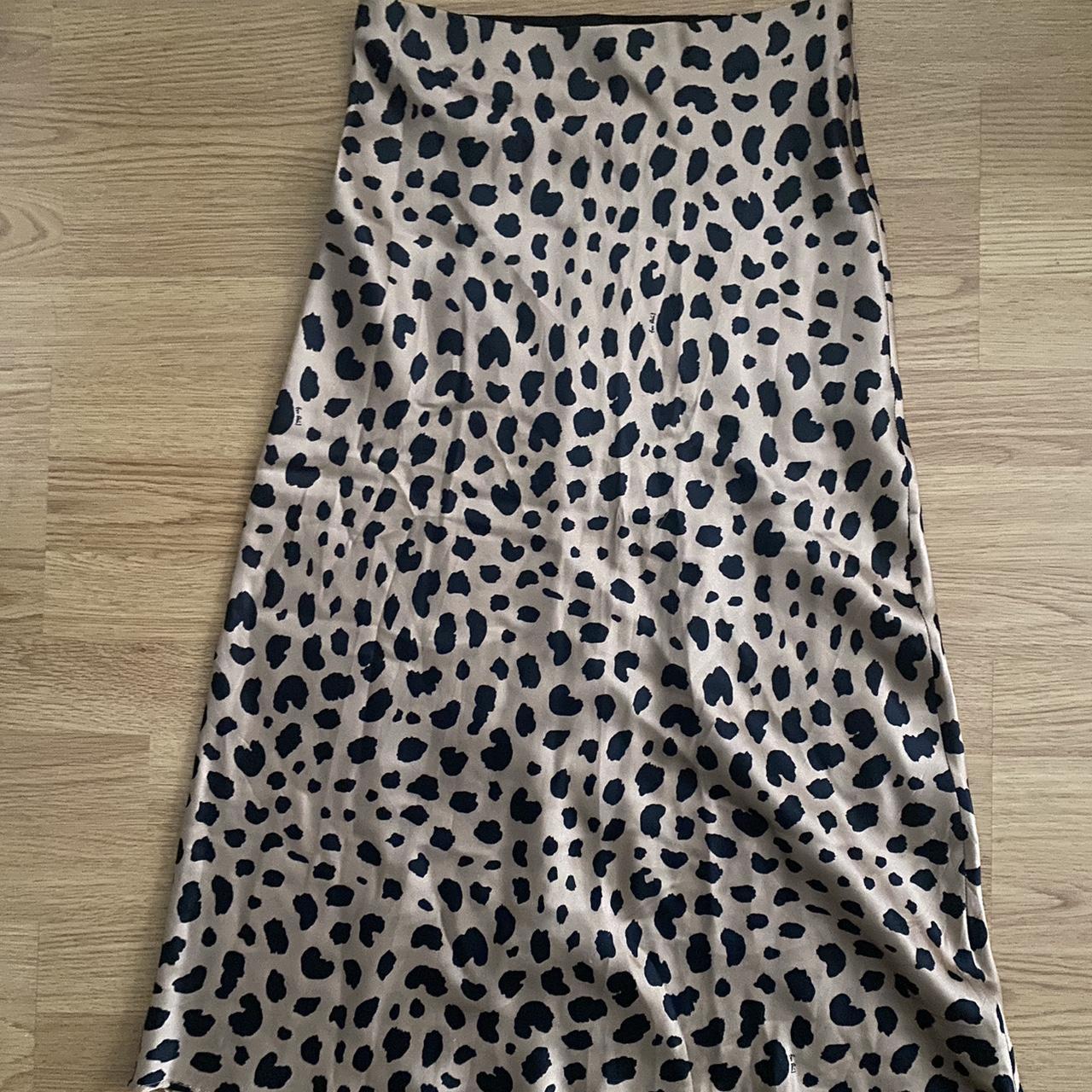 Realisation Par Naomi Skirt In Leopard Print Size Depop