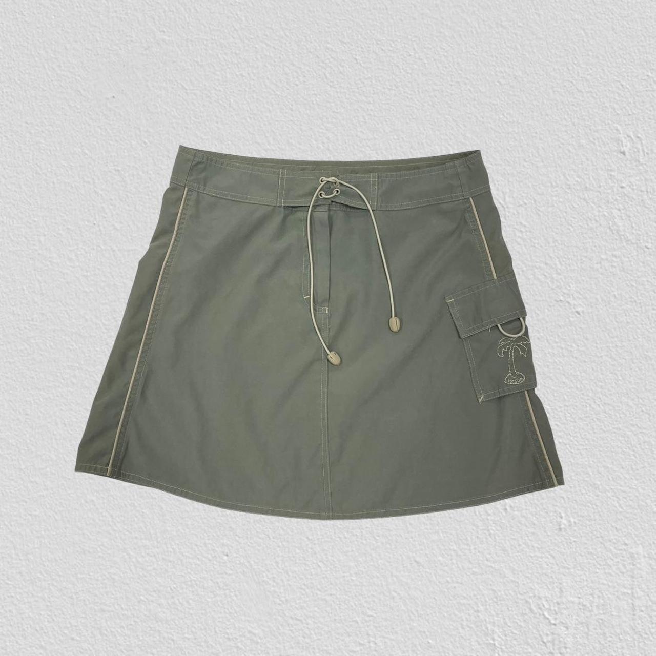 90s cargo skirt vintage mini skirt drawstring. Depop