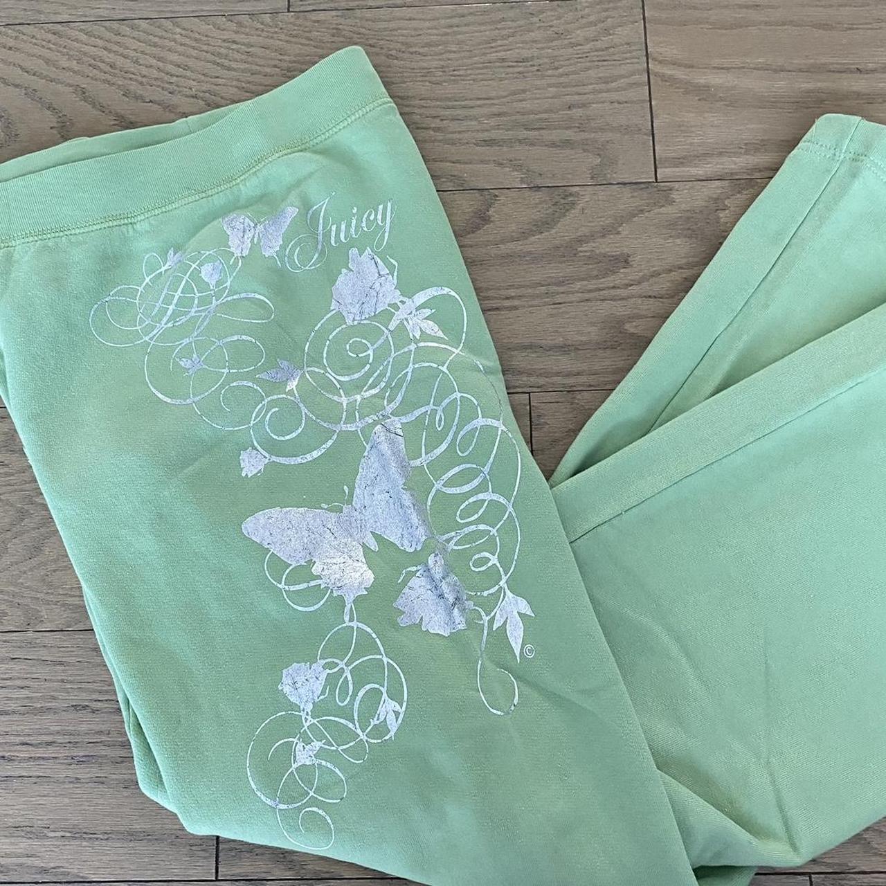 00s y2k JUICY COUTURE パイル ハート柄 セットアップ 白 🦋Y2k Juicy Couture Butterfly Pants🦋 super cute & | Depop