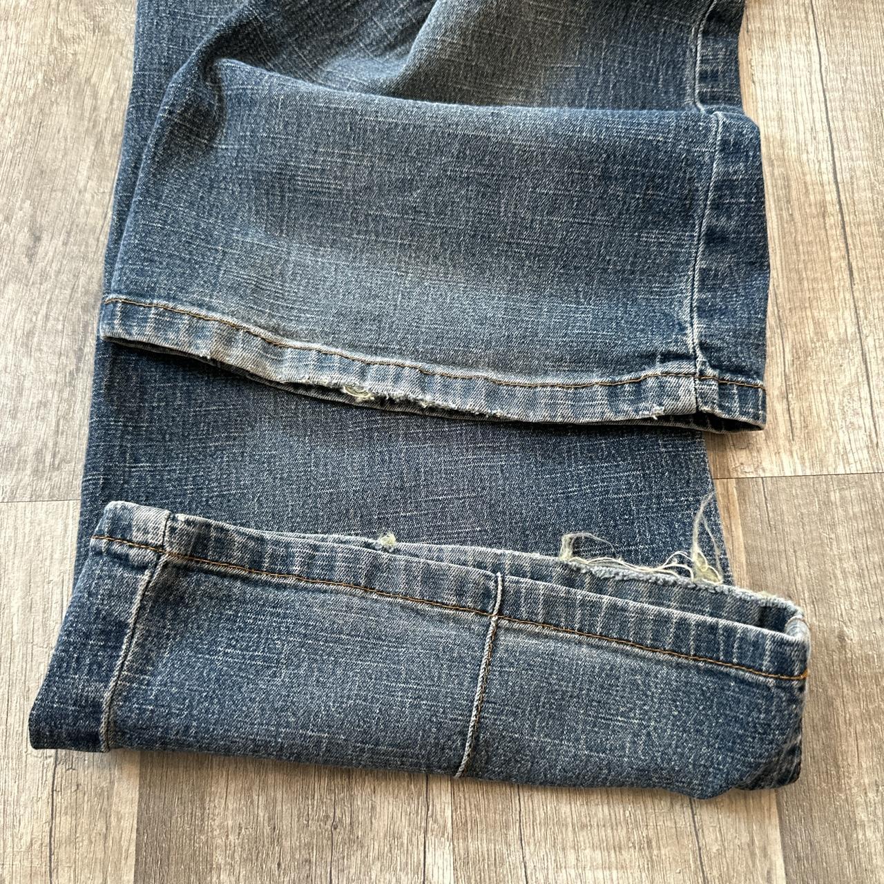 Women's Navy Jeans | Depop