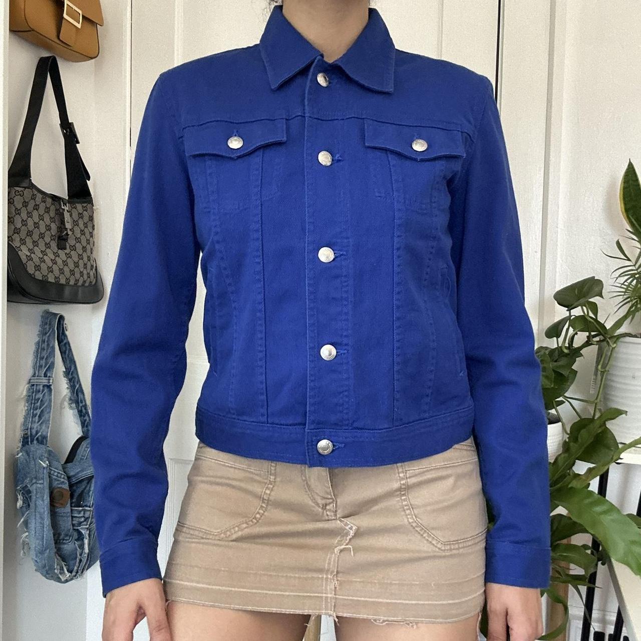 Lauren Ralph Lauren Jacket Women XL Blue Quilted - Depop