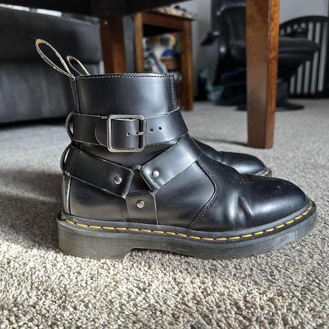 DOC MARTENS JAIMES LEATHER HARNESS CHELSEA BOOTS