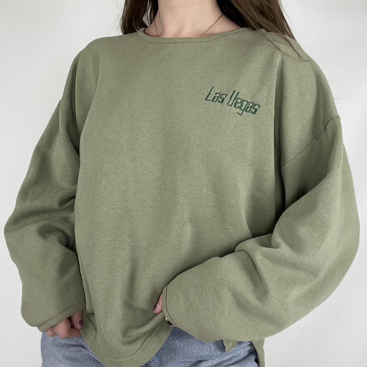 Women's Green Sweatshirt | Depop