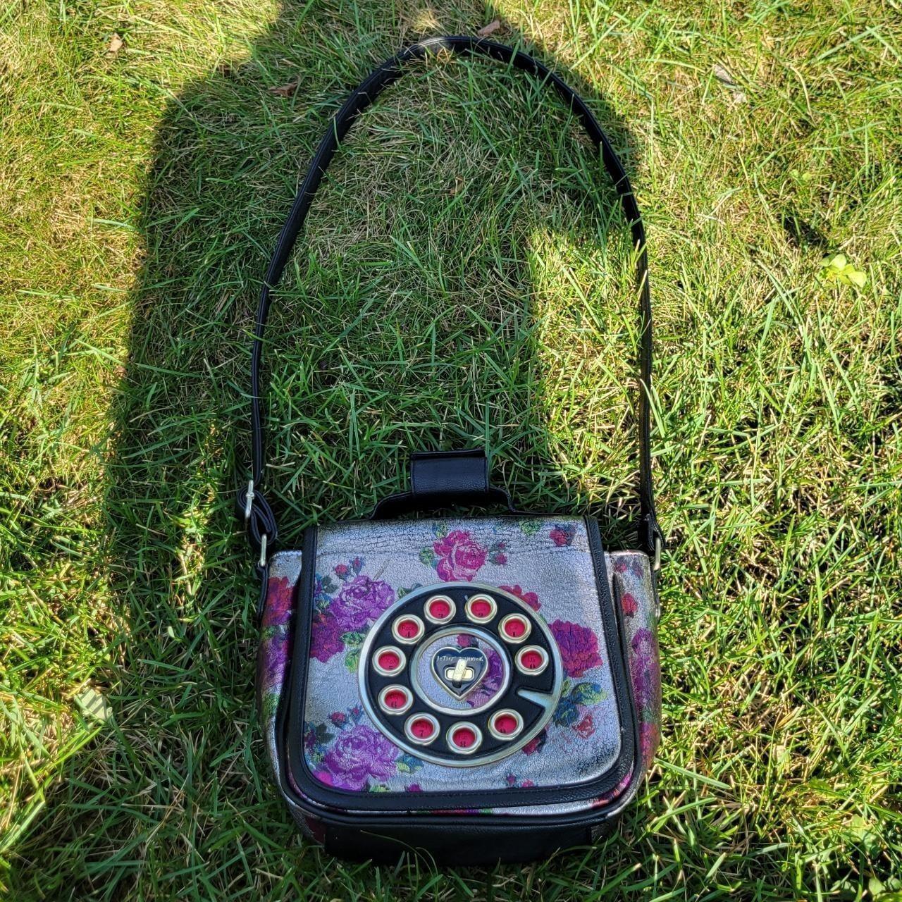 BETSEY JOHNSON PINK Telephone Purse With Daisies Shoulder Bag £119.17 -  PicClick UK