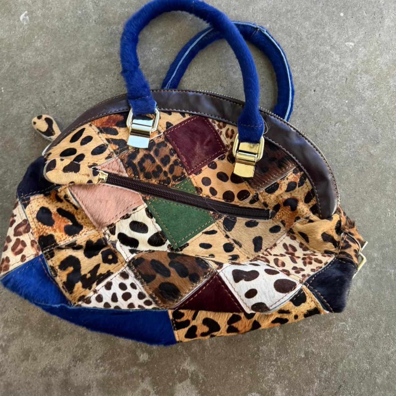 Women's Bag - Multi/Brown – patchwork handbag wit… - image 2