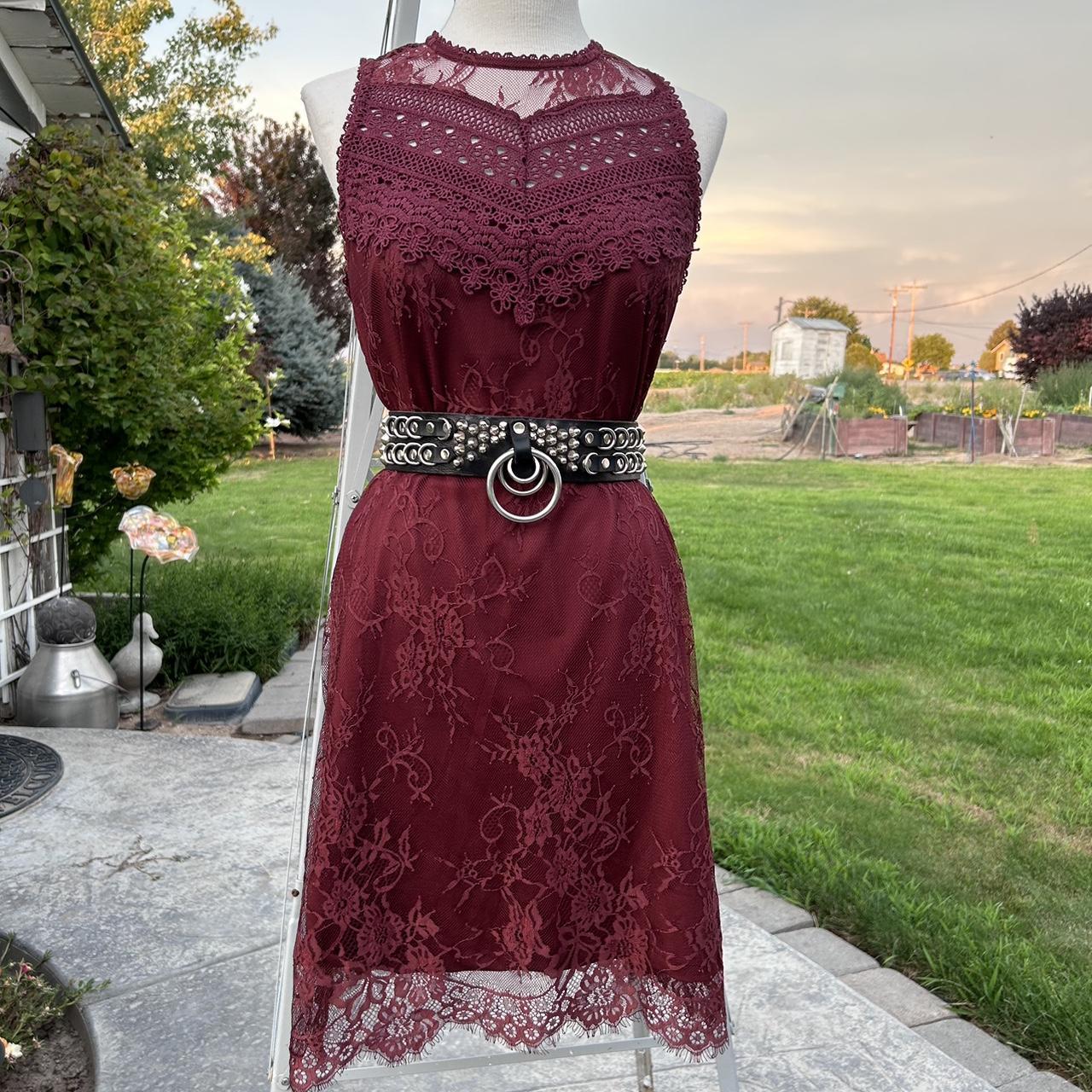 Hippie Vampire Goth Fairie Lace Wine