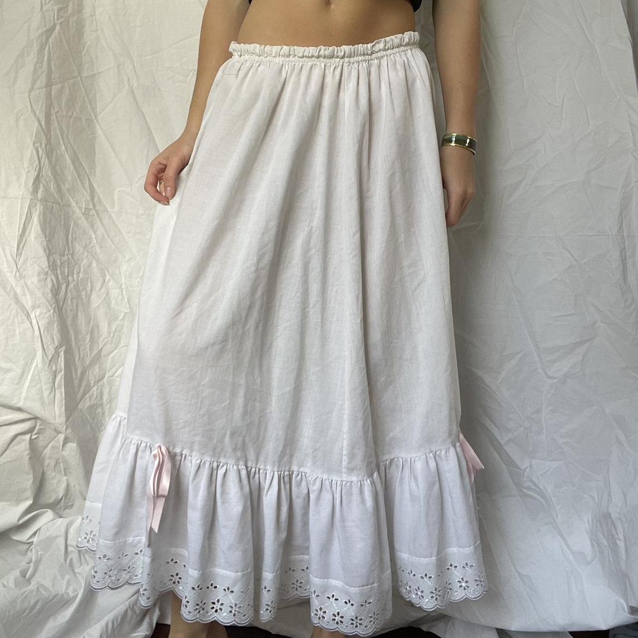 Coquette maxi slip skirt 🌷 In great condition and... - Depop