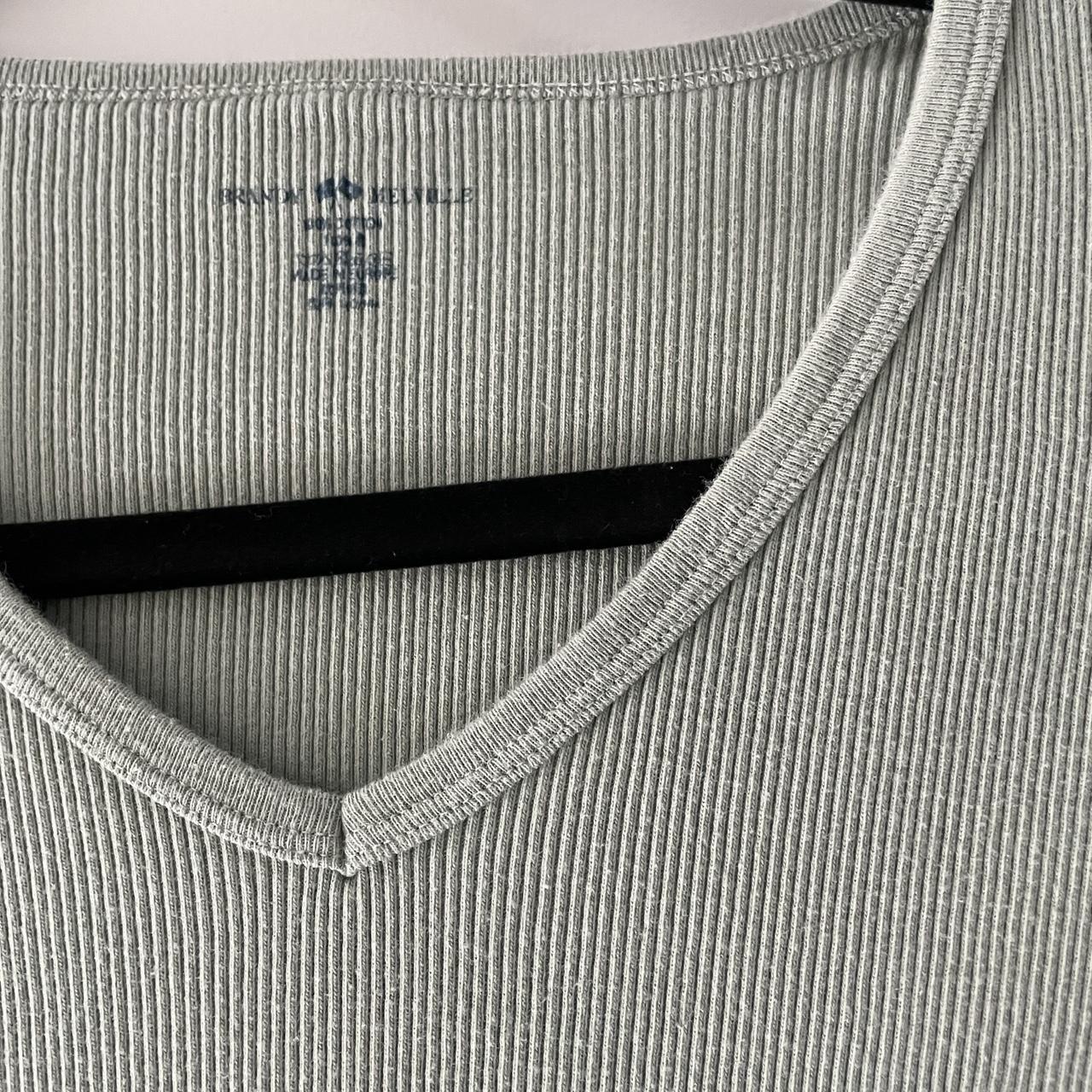 Brandy Melville Sage Green Long Sleeve Josephine... Depop