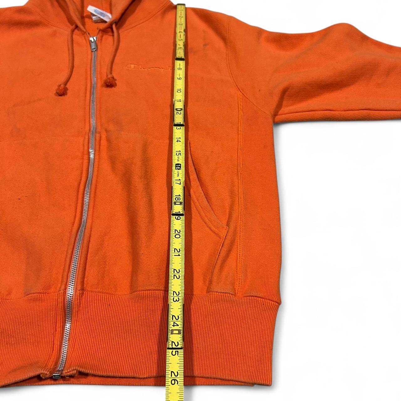 Champion Men's Hoodie - Orange - S – Orange Champ… - image 5