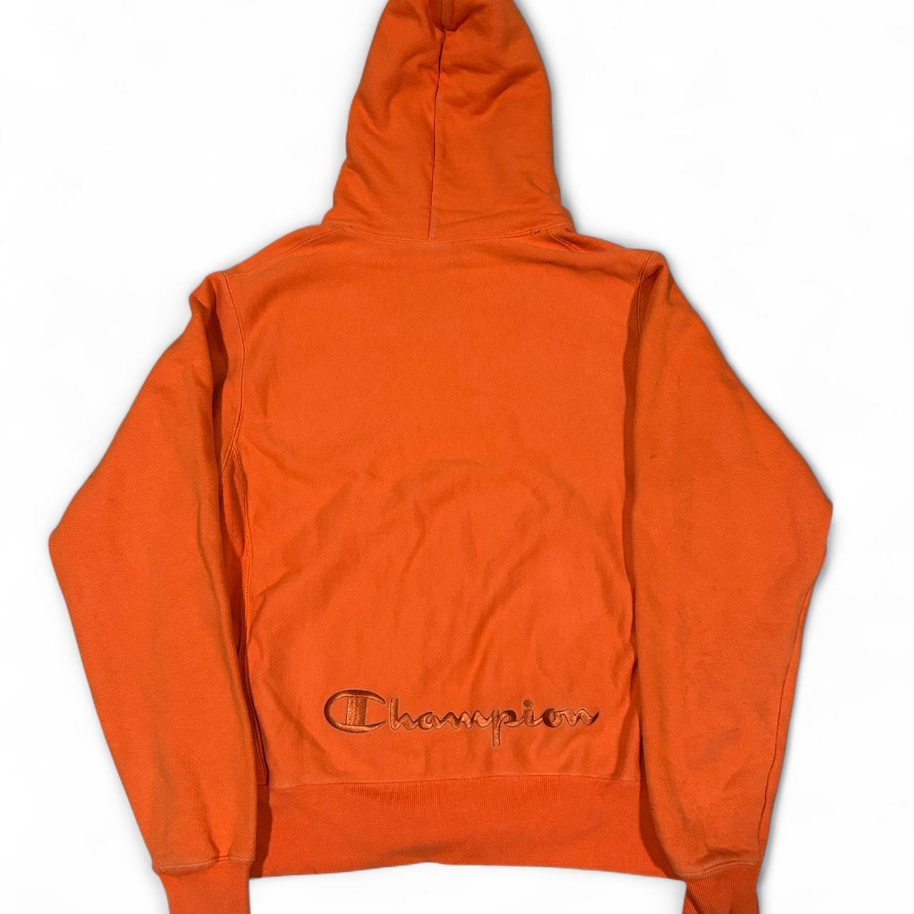 Champion Men's Hoodie - Orange - S – Orange Champ… - image 6