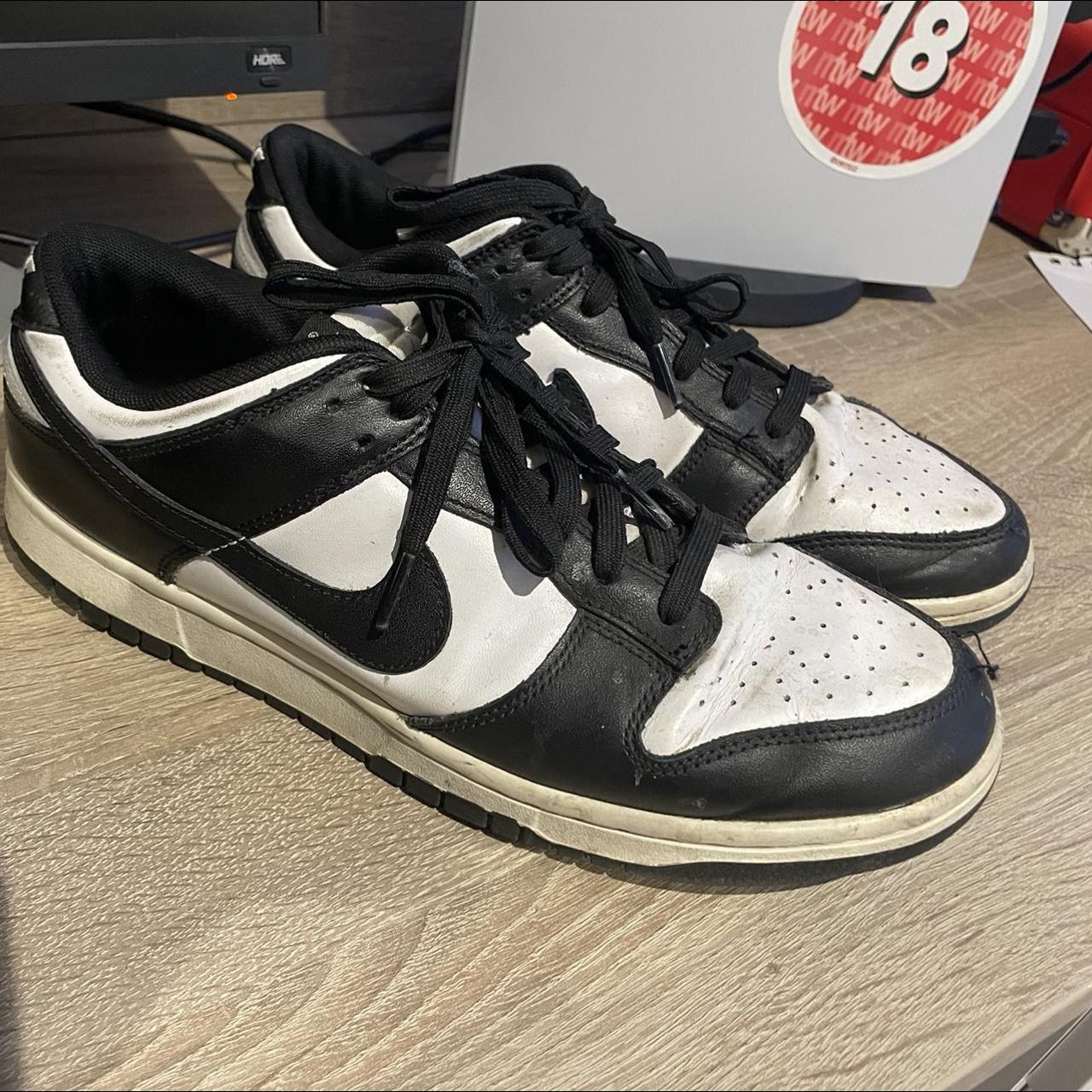 Nike Low Dunk Pandas Size Uk Some Wear But Depop