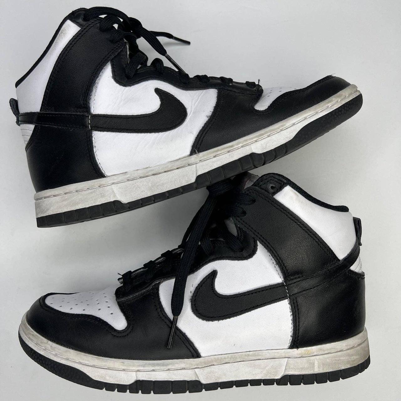 dunk high black white panda
