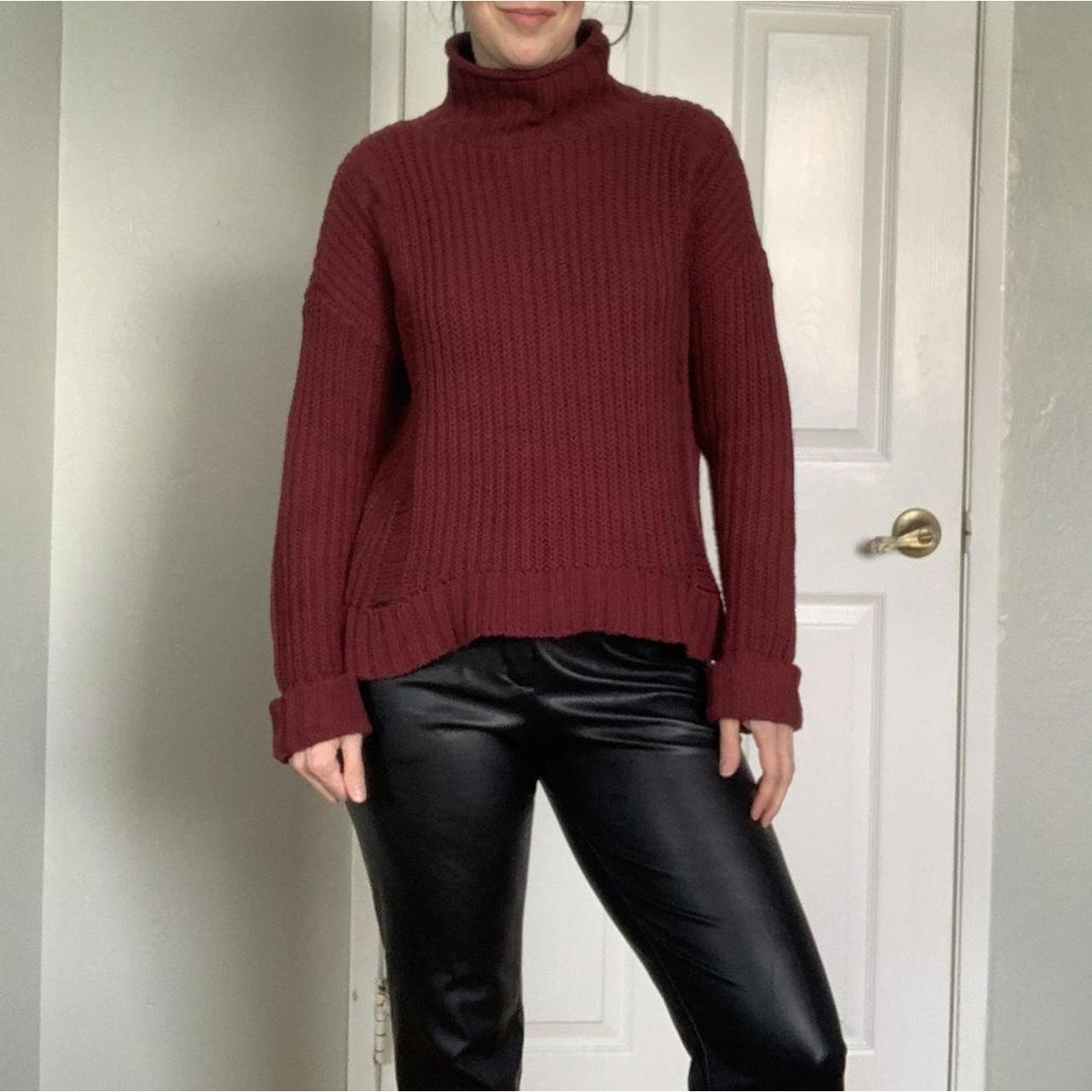 Express Funnel Neck Sweater Red Express Sweaters Mens Express