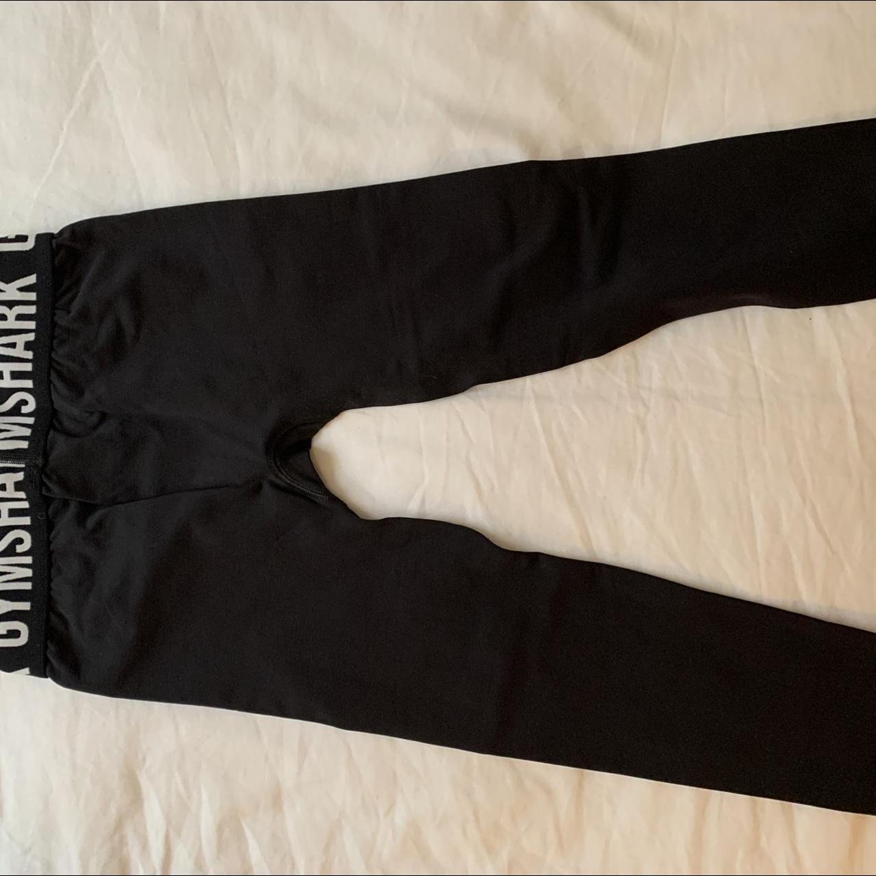 Gymshark Black fit leggings Size xs Brand new... Depop