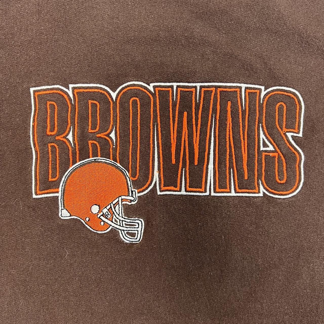 NFL Cleveland Browns Sweatshirt 90s Vintage Jumper, - Depop