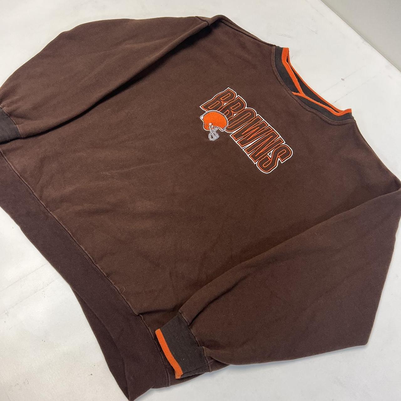 NFL Cleveland Browns Sweatshirt 90s Vintage Jumper, - Depop