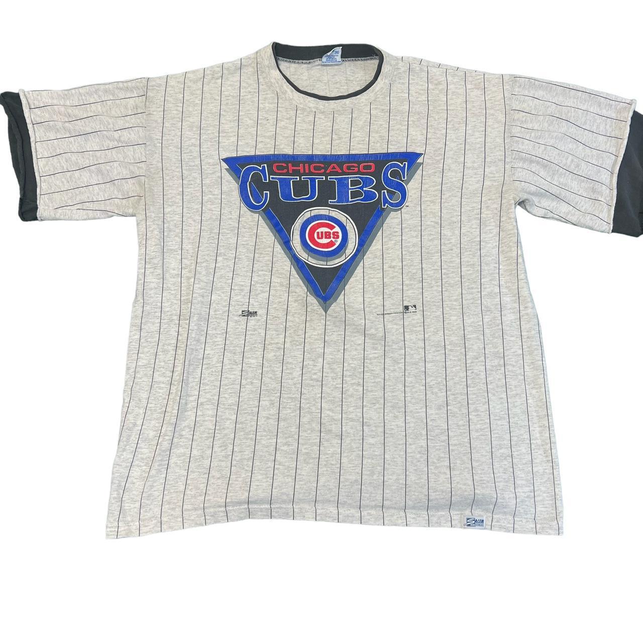 Vintage Chicago Cubs MLB Tee Used - Still great - Depop