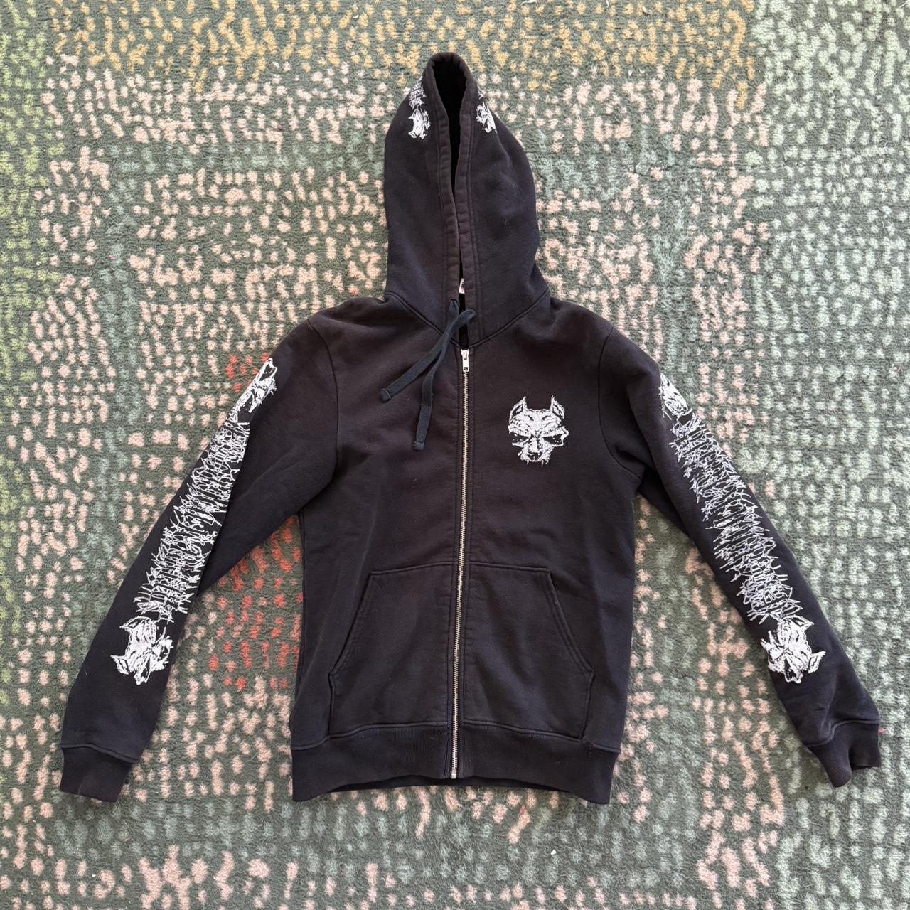 Orange punkandyo zip up hoodie Size L (true to | Depop