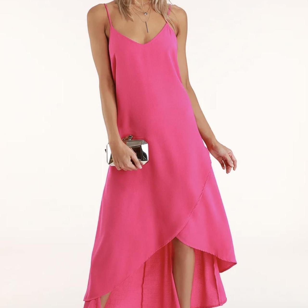 Lulus Women's Pink Dress | Depop