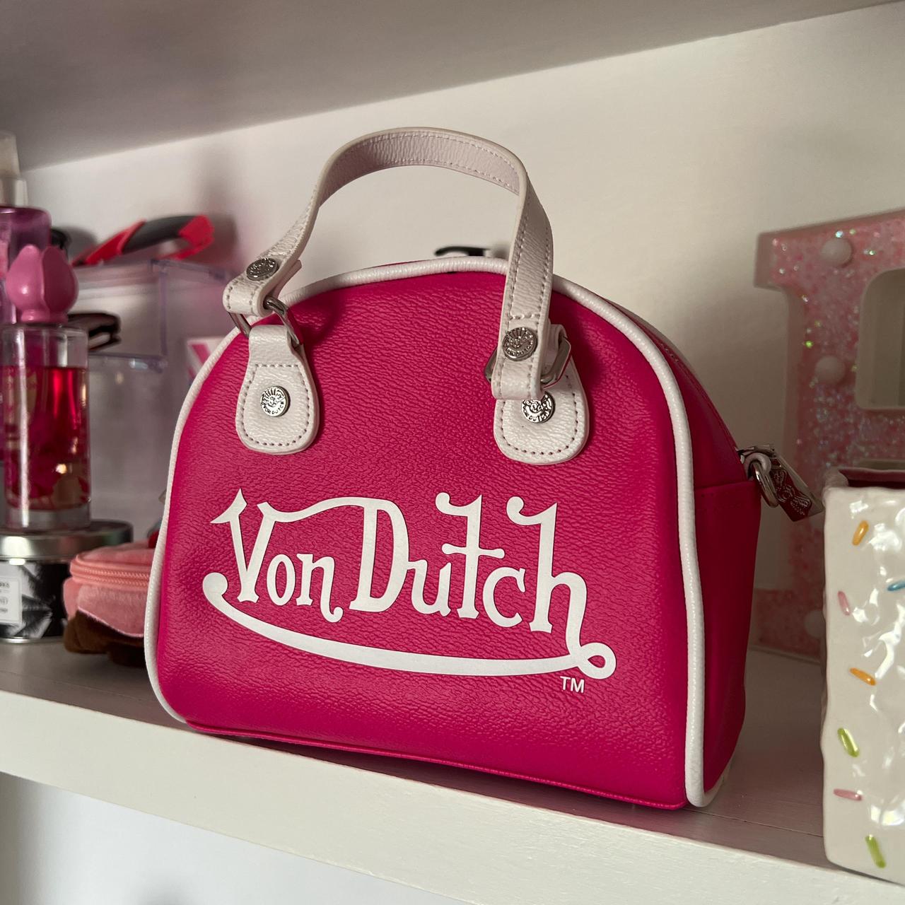 SALE明日まで！Von Dutch ピンク バッグ Von Dutch Classic 51 Pink Bowling Bag