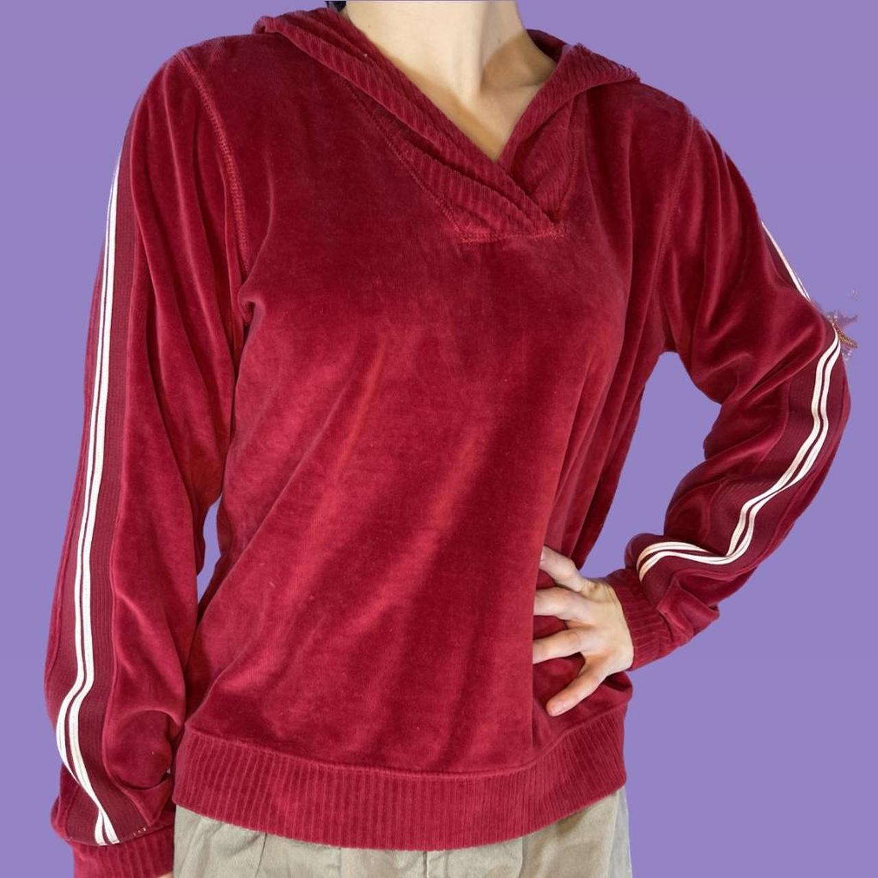 Urban Outfitters Women's Red and White Sweatshirt