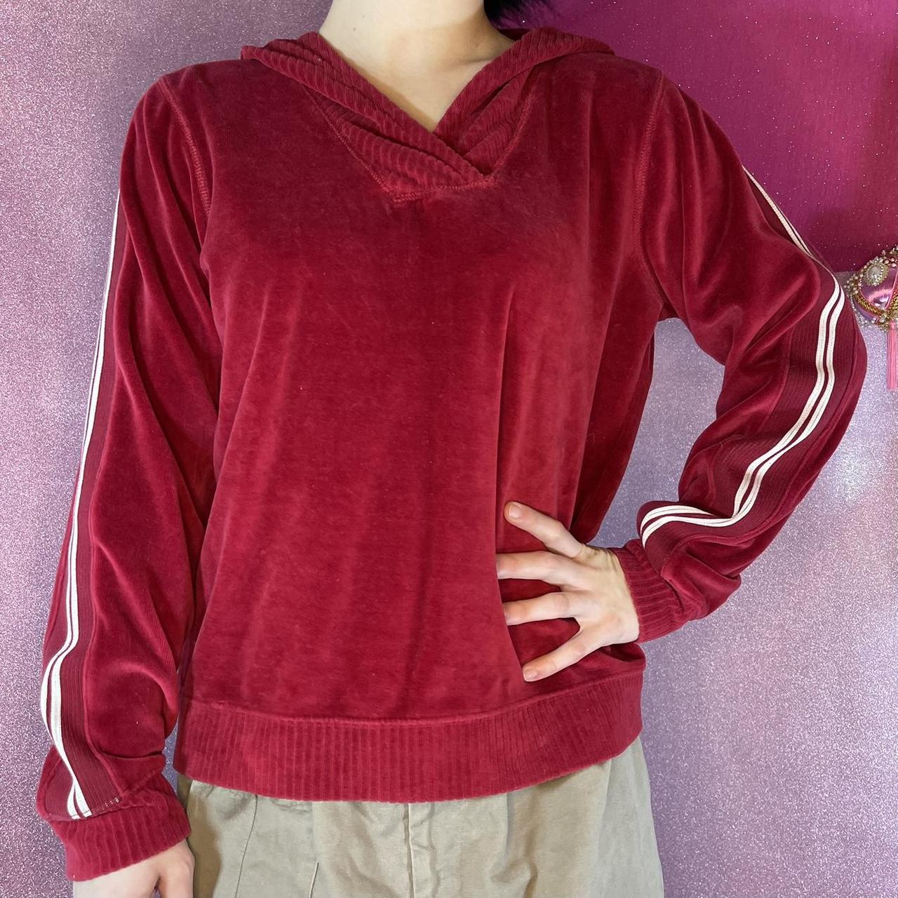 Urban Outfitters Women's Red and White Sweatshirt (2)