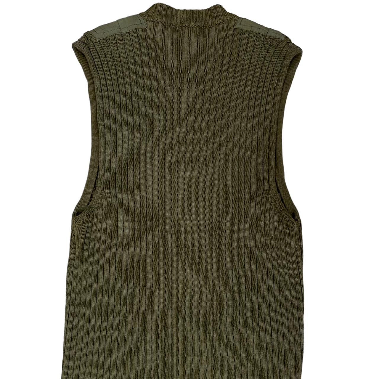 VINTAGE 1998 HELMUT LANG MILITARY GREEN SWEATER | Depop