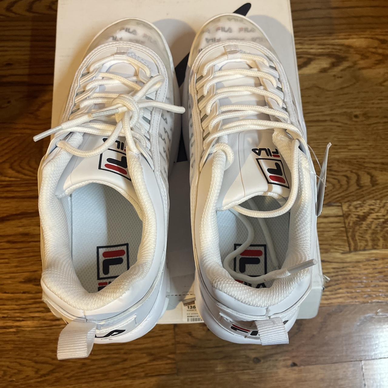 New with box womens Fila disruptor 2 Clear. Depop