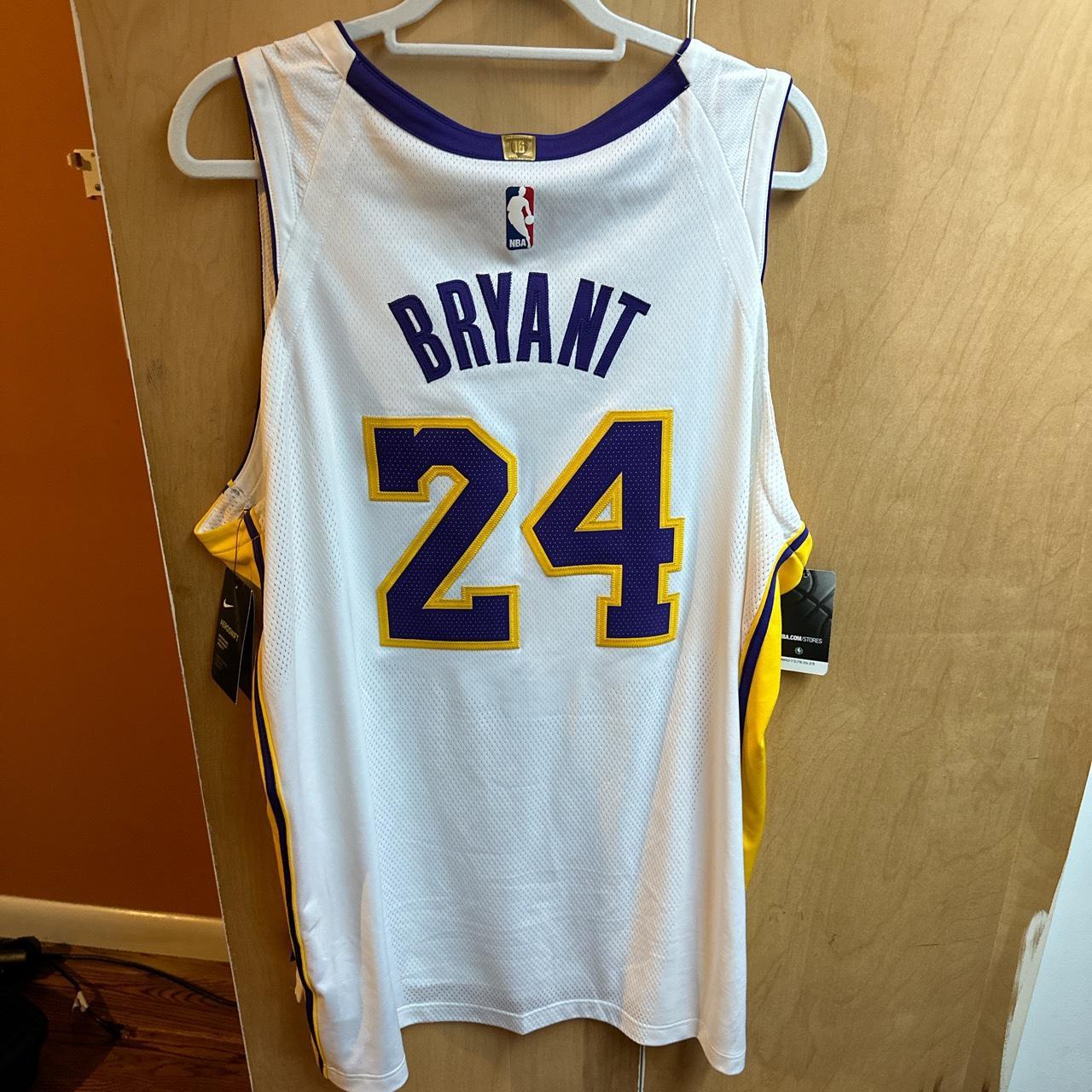 Real authentic Lakers adidas 24 Kobe Bryant Jersey - Depop