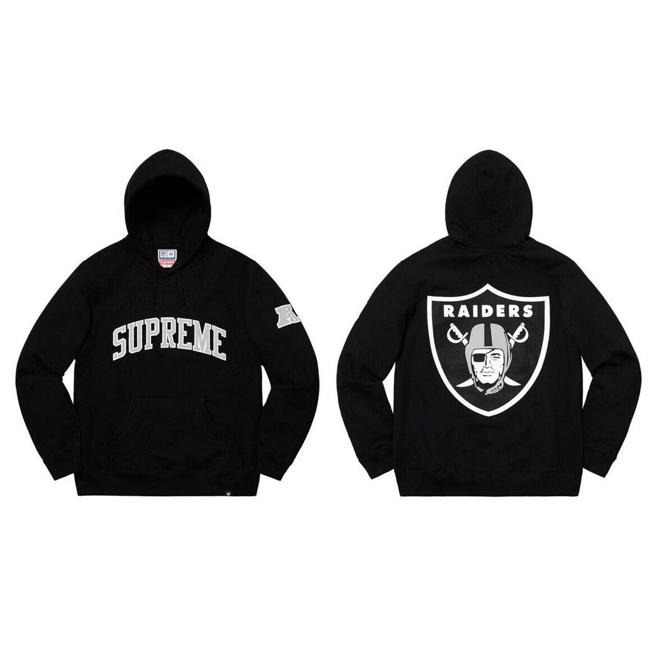 Supreme NFL x Raiders x 47 Hoodie Hooded Depop