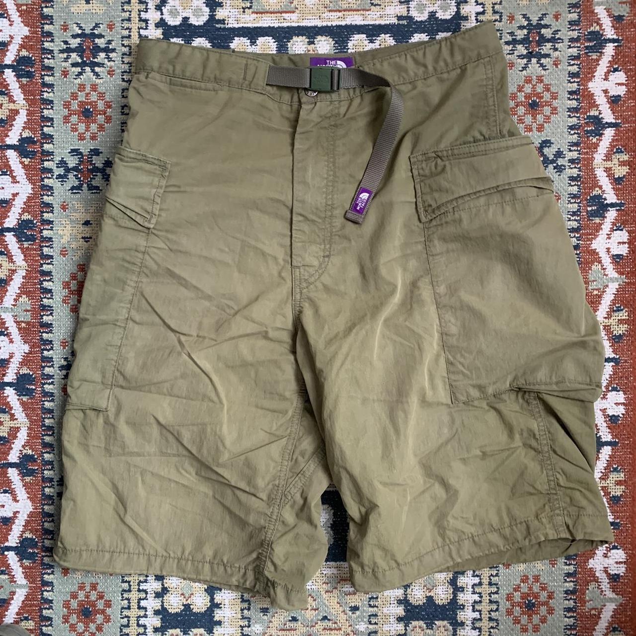 Men's The North Face Purple Label Nanamica Green Cotton Twill Shorts New