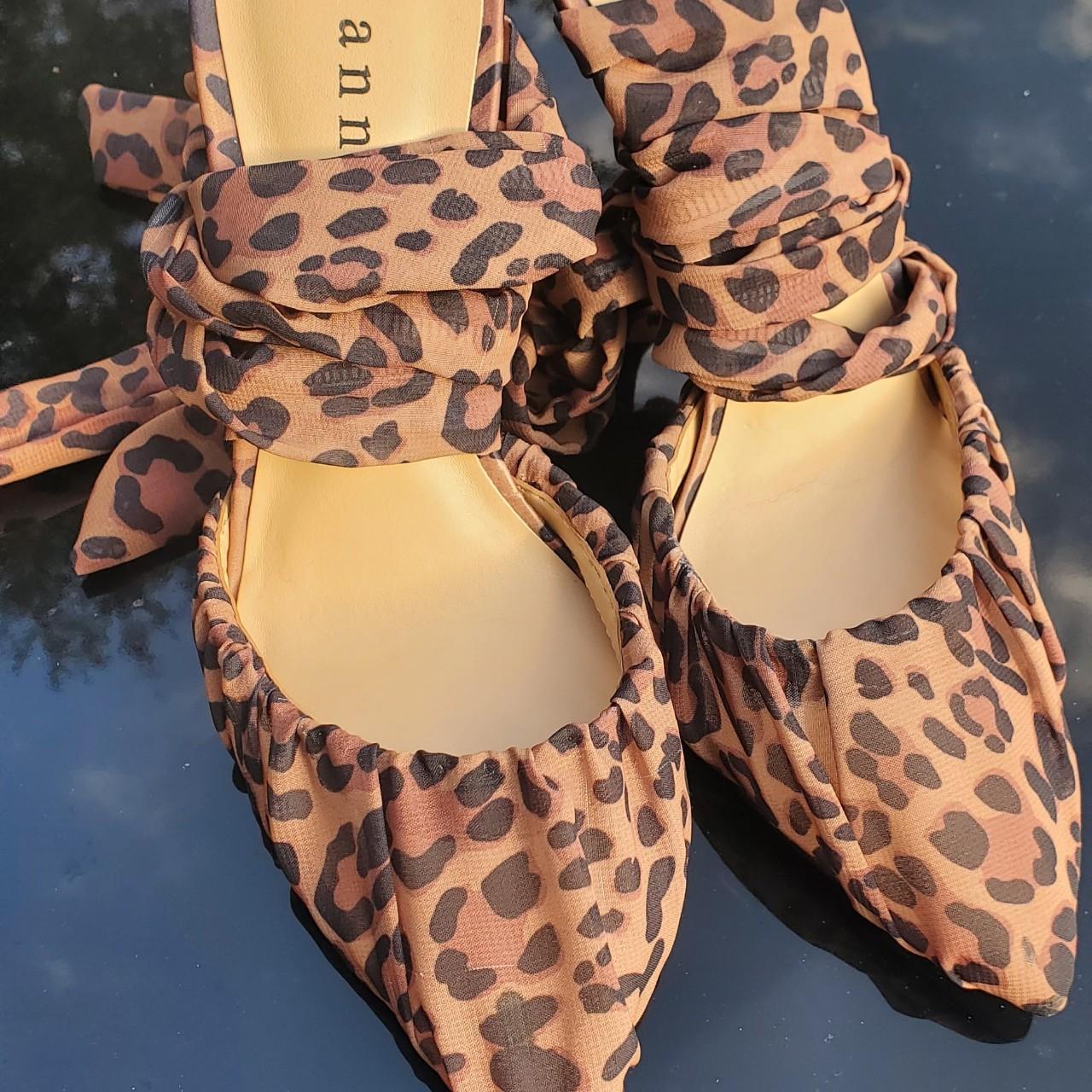 Gianni bini leopard on sale flats