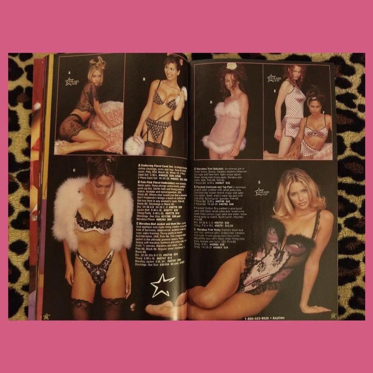 Vintage Frederick's of Hollywood Lingerie Pinup... Depop