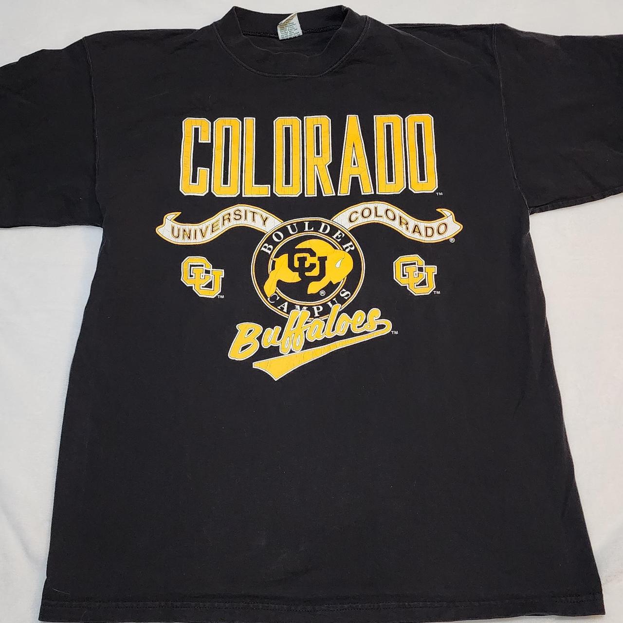 Vintage 90s CU Colorado University Buffalo Footbal... Depop