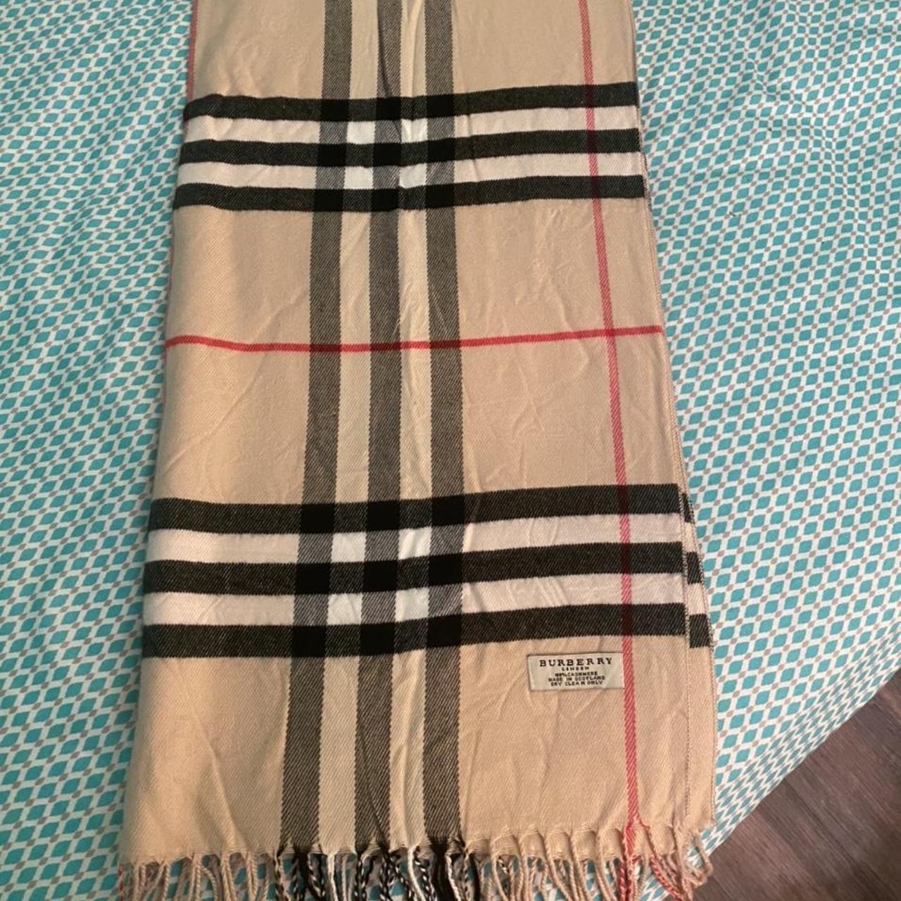 Burberry scarf shop with horse logo