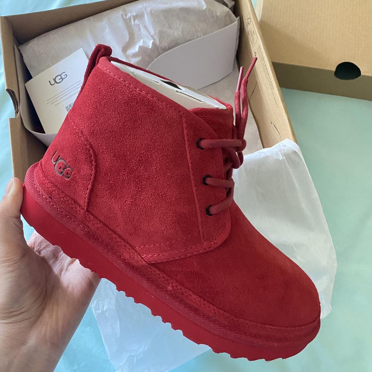 All red best sale uggs