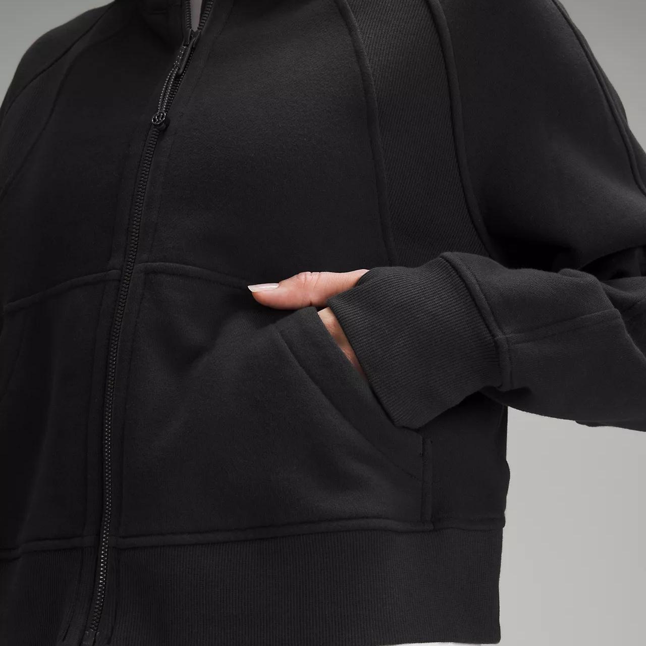 💕NWT Lululemon scuba oversized full zip hoodie black. XS/S Sold