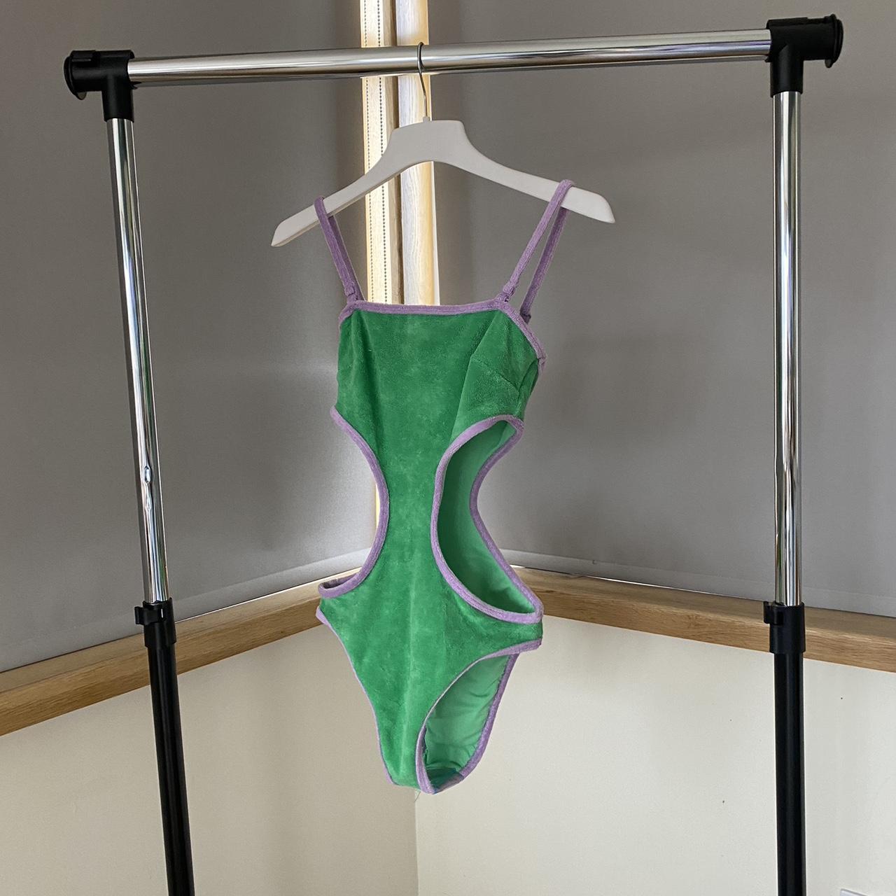 ASOS swimsuit Cut out detail Towel material Size... Depop