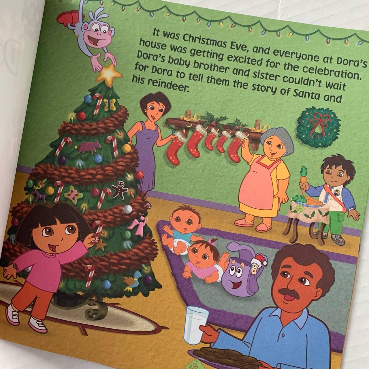 Dora the Explorer Christmas Book Plush Puzzle... - Depop