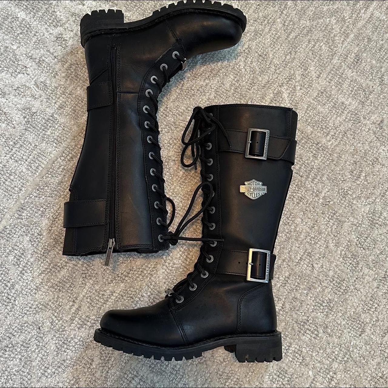 Harley Davidson Belhaven Riding Boot Worn twice Depop