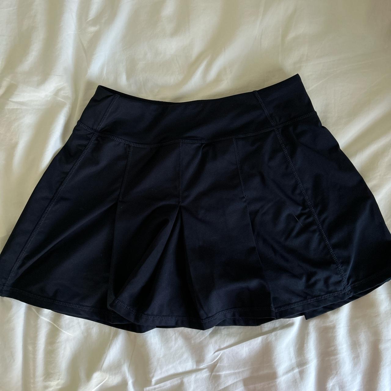 Navy blue tennis skirt in brand new condition! Has... - Depop