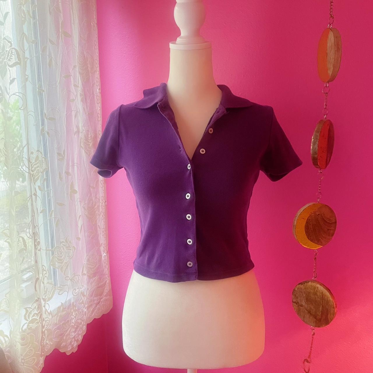 John Galt x brandy Melville cropped polo top Depop