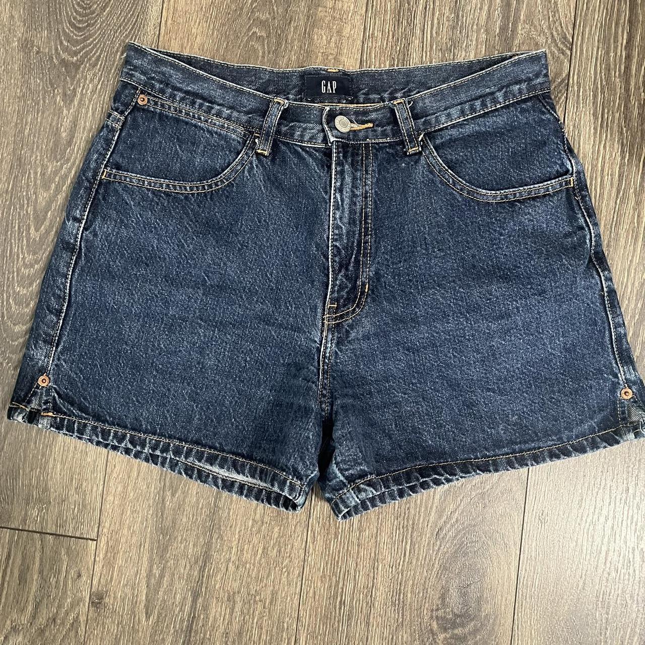 No Boundaries NOBO Capri Denim Shorts Jorts Juniors - Depop