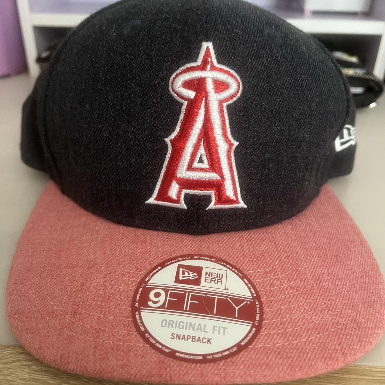 Angels baseball women’s pink hat Disney Minnie... - Depop