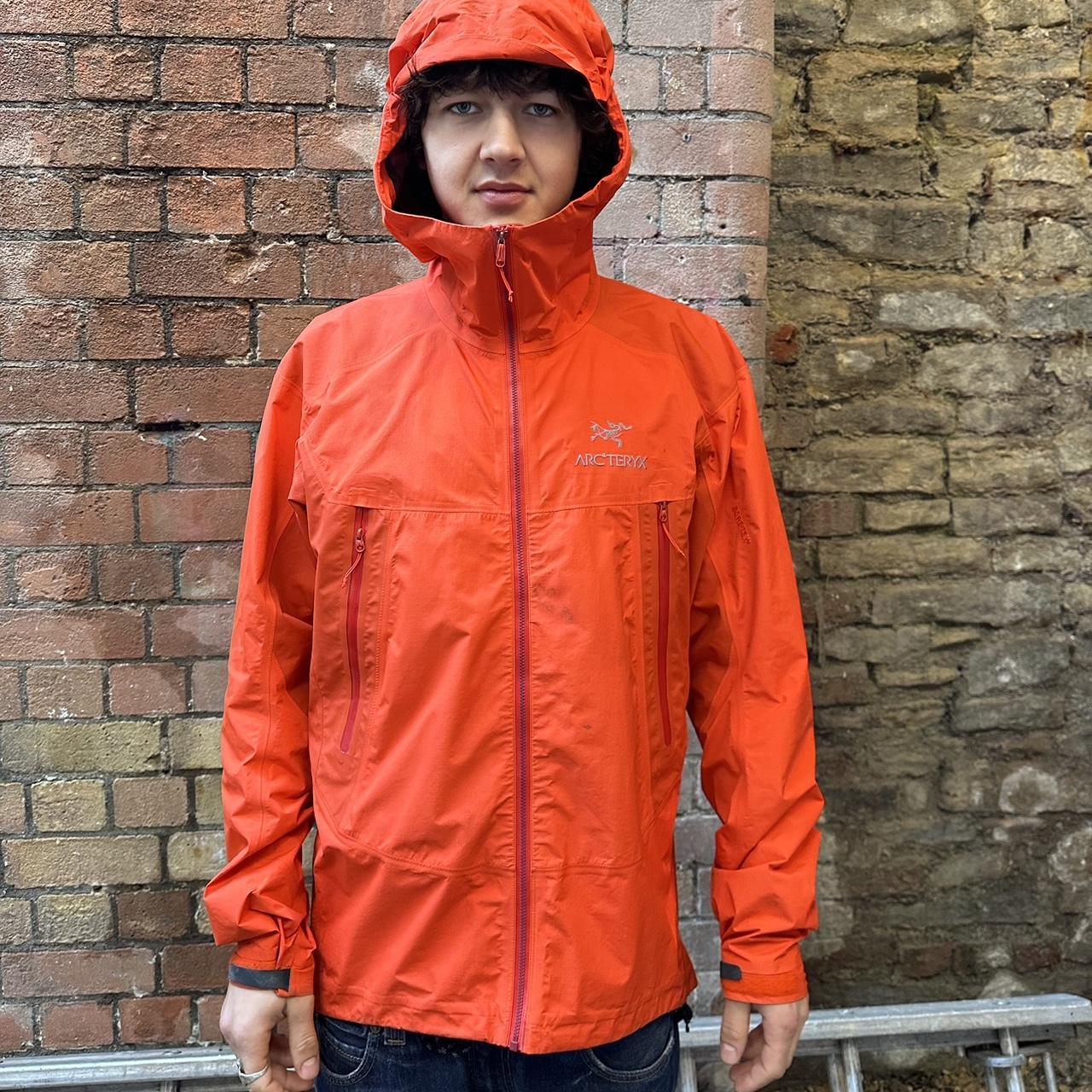 Orange arcteryx beta LT jacket men’s Large, Gore-Tex - Depop