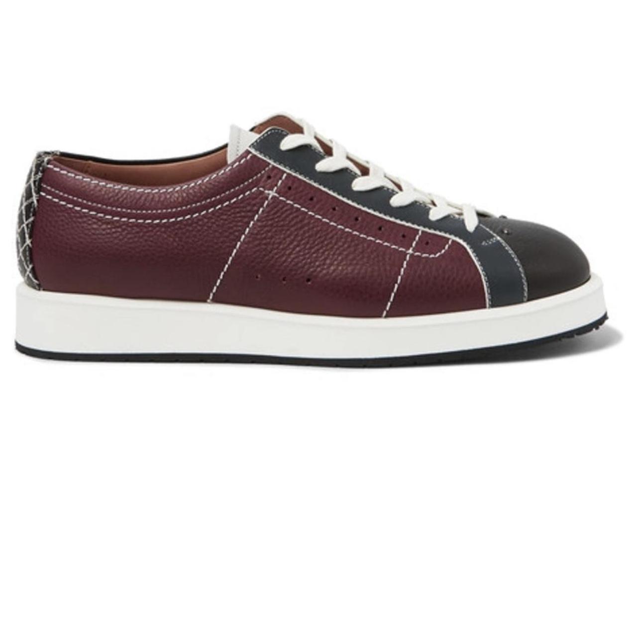 Bottega Veneta Leather Bowling Sneakers LEATHER | Depop
