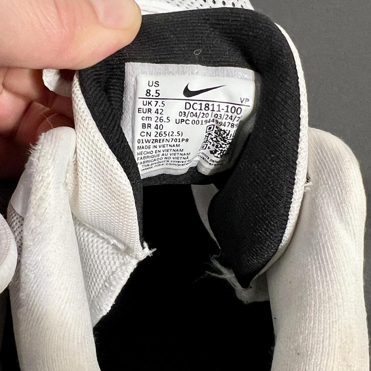 Off white presto deals size tag